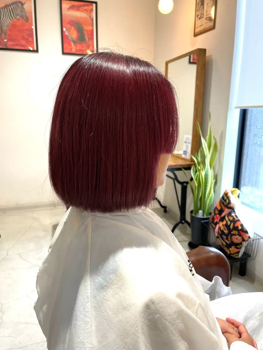 カラー カット ヘアカラー 増田 夏季のヘアスタイル