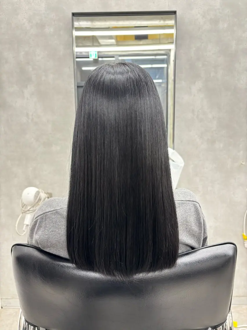ロング カラー 髪質改善 縮毛矯正 トリートメント カット ヘアカラー 縮毛矯正 トリートメント すぐ巻ける縮毛矯正 🍀勝倉　麗のヘアスタイル