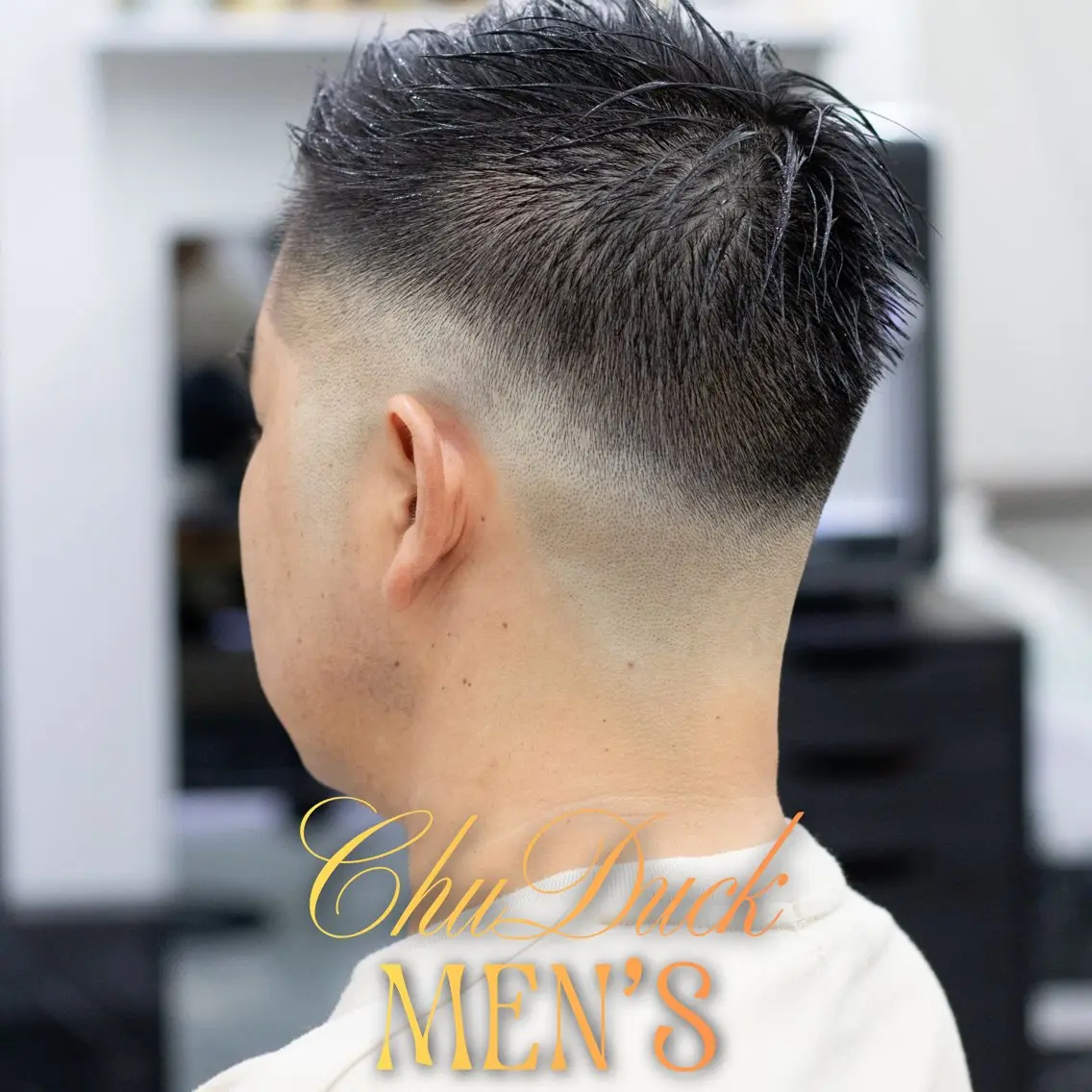 ショート メンズ フェードカット カット フェード×メンズ カット|SHOTAのヘアスタイル
