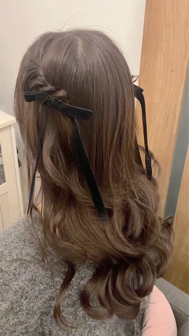 ロング ヘアアレンジ 縮毛矯正/ショート/ 🎀かえで🎀/渋谷のヘアスタイル