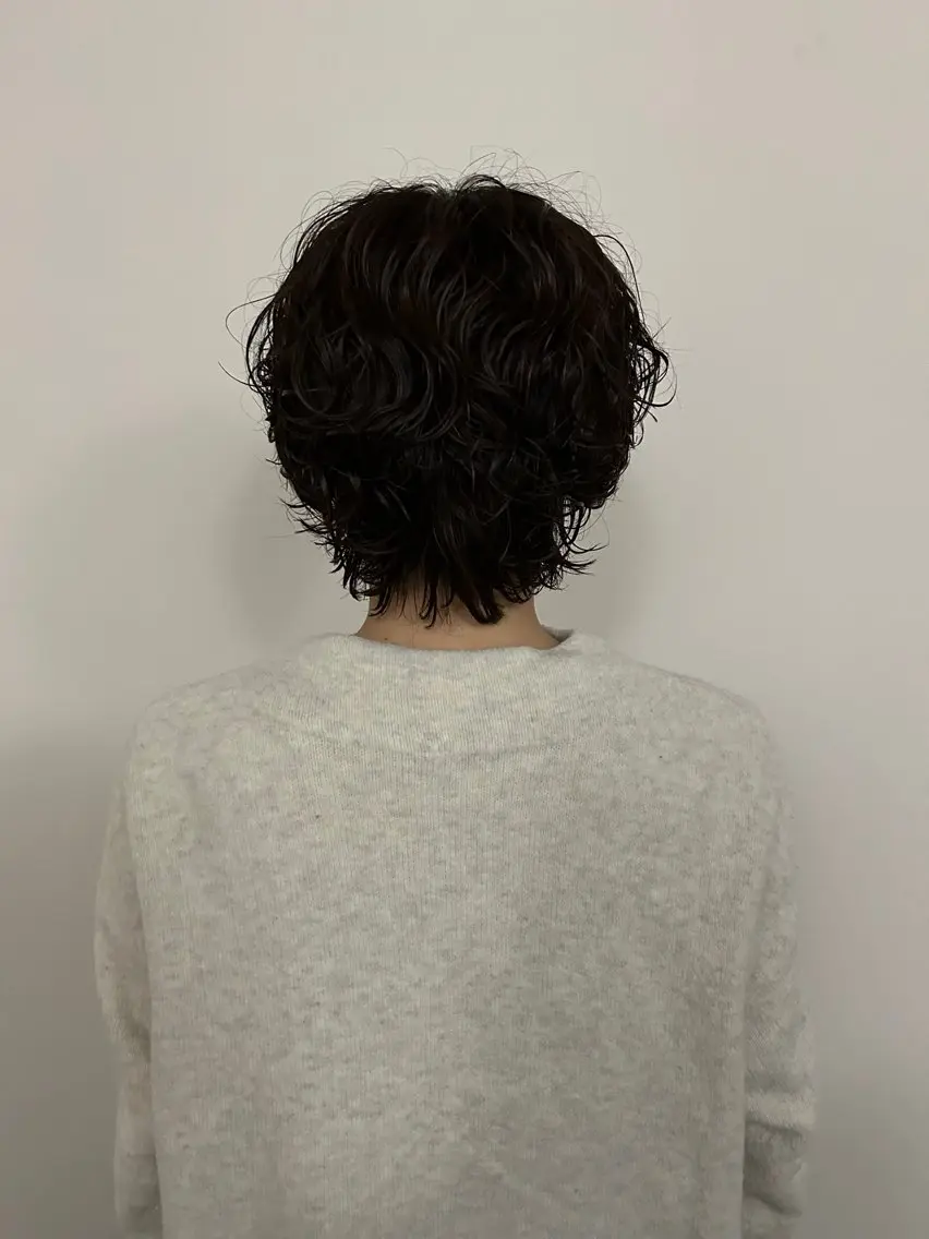ショート カット パーマ トリートメント aika/パーマ/ ショート/伏見のヘアスタイル