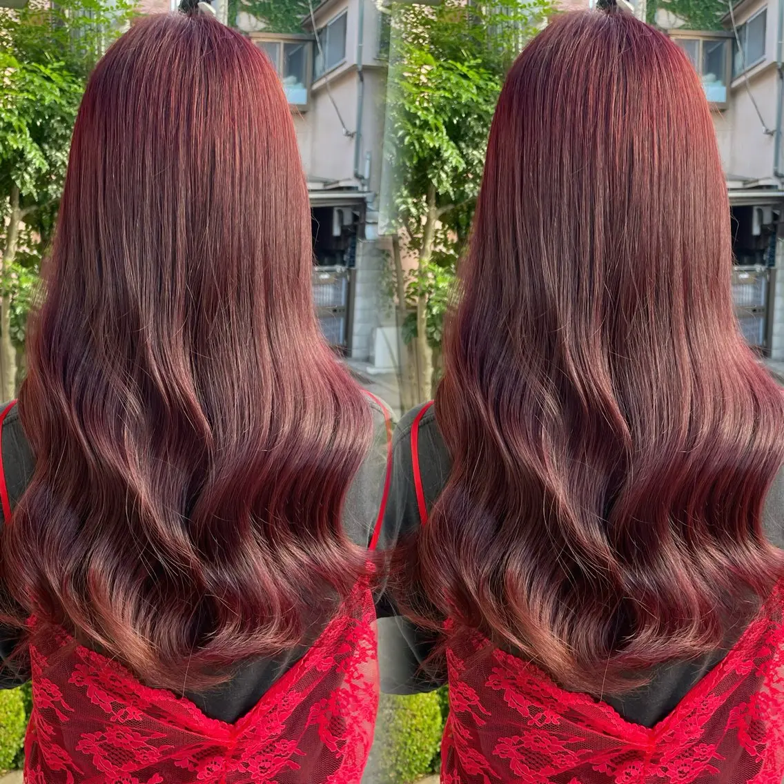 ロング カラー ブリーチなしカラー kana🐱のヘアスタイル