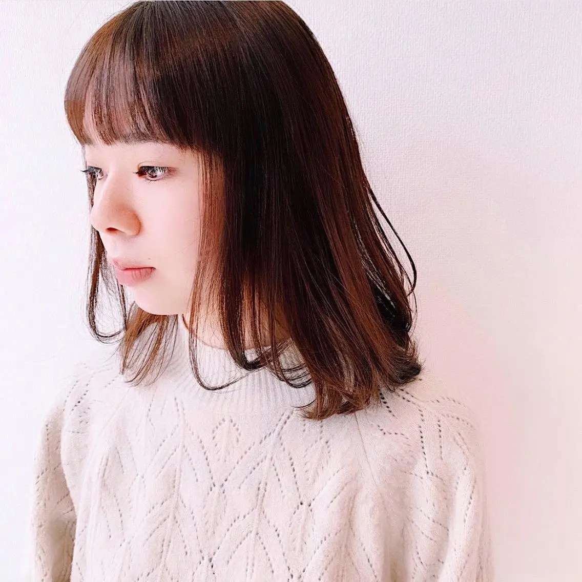 ミディアム カラー 中川 竜誠のヘアスタイル
