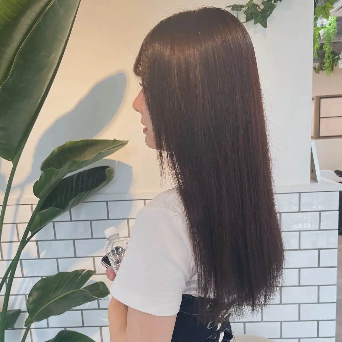 ロング カラー ブラウンカラー トリートメント 松井 悠希のヘアスタイル