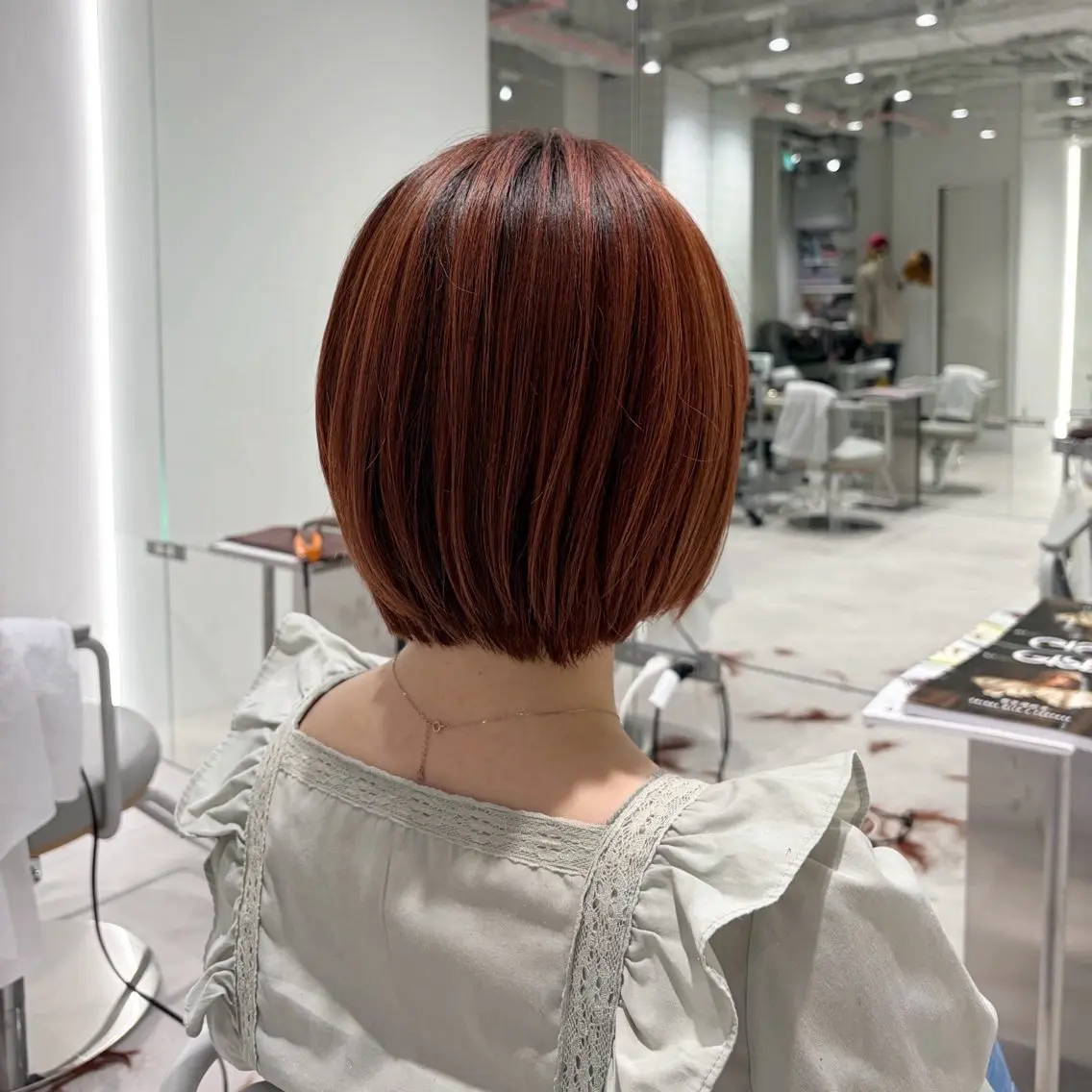 ショート ショートボブ ボブ ショートヘア レイヤー♡ショート 石川優奈のヘアスタイル