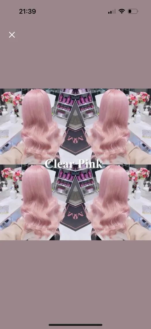 セミロング カラー ヘアカラー トリートメント ハイトーン特化💍 chloe💍韓国のヘアスタイル