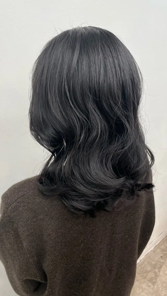 セミロング レイヤー/デジパ SAKIのヘアスタイル