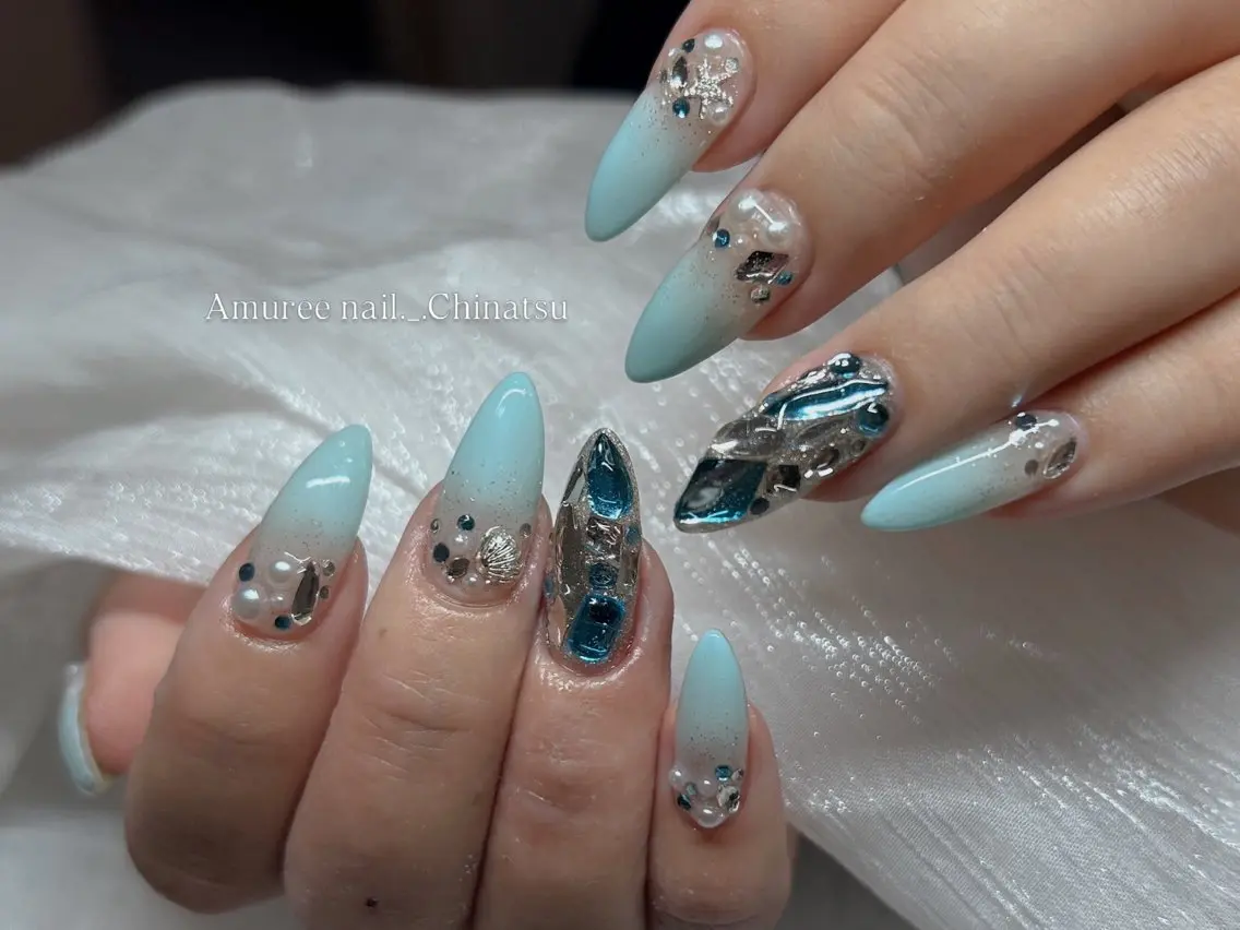 ネイル ハンドネイル Amuree._. Chinatsuのネイルデザイン