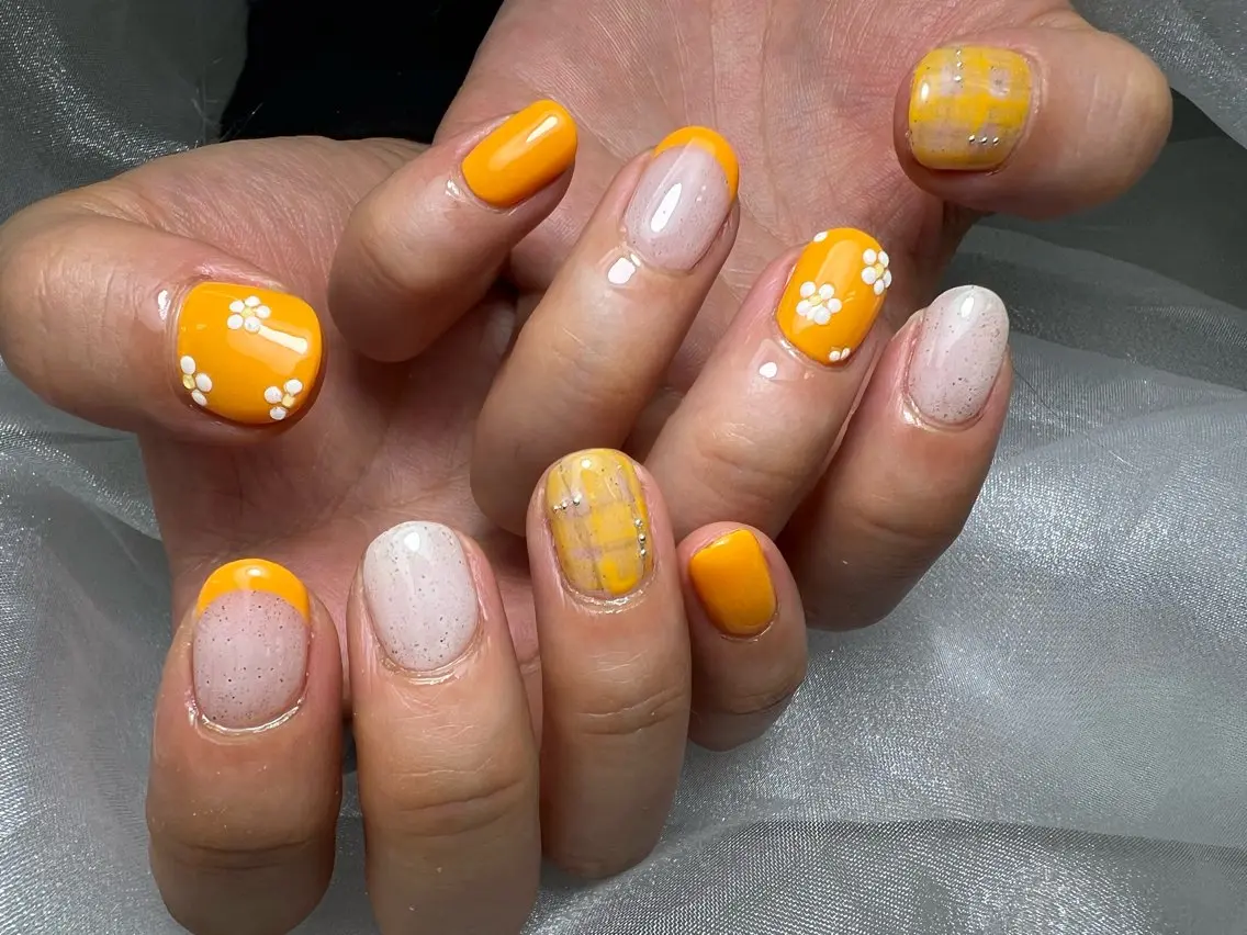 ネイル ハンドネイル Mana‪ ‪·͜· ❤︎‬のネイルデザイン