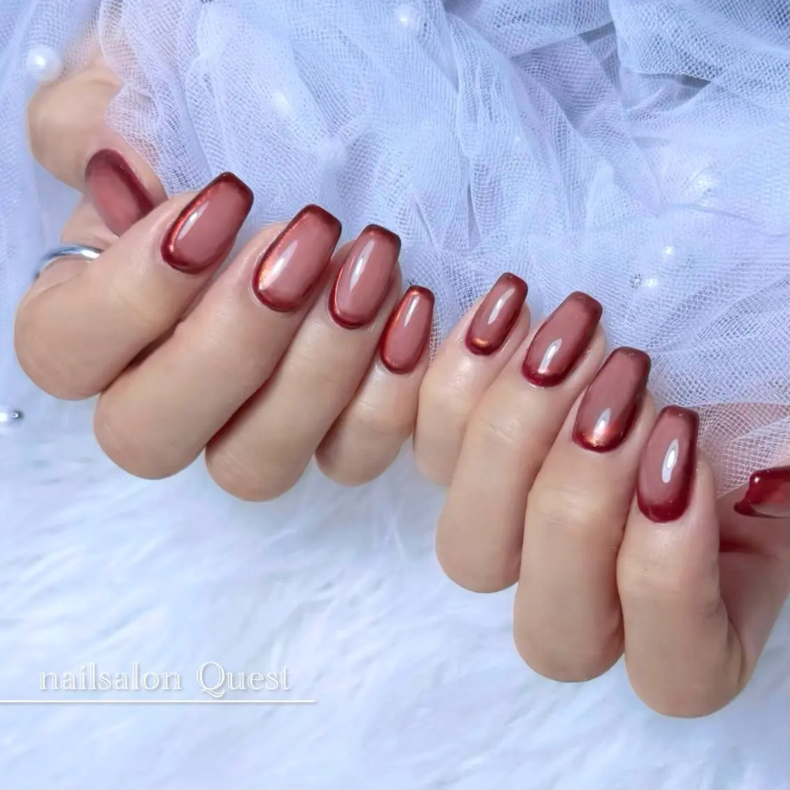 ネイル 持ち込み シンプルネイル ハンドネイル nailsalon Questのネイルデザイン