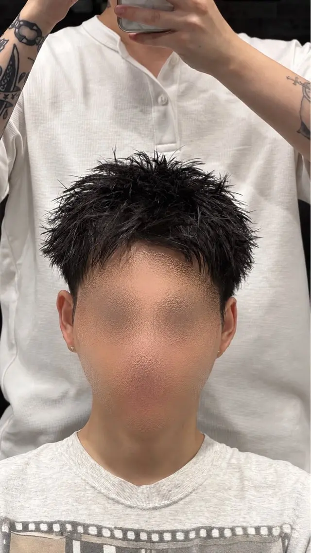 ショート カット メンズ特化/短髪 石飛皓平のヘアスタイル