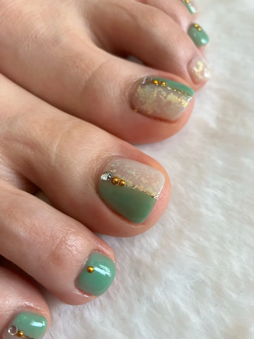 【親指アート込ジェルコース】　⭐︎角質ケア無しの写真
