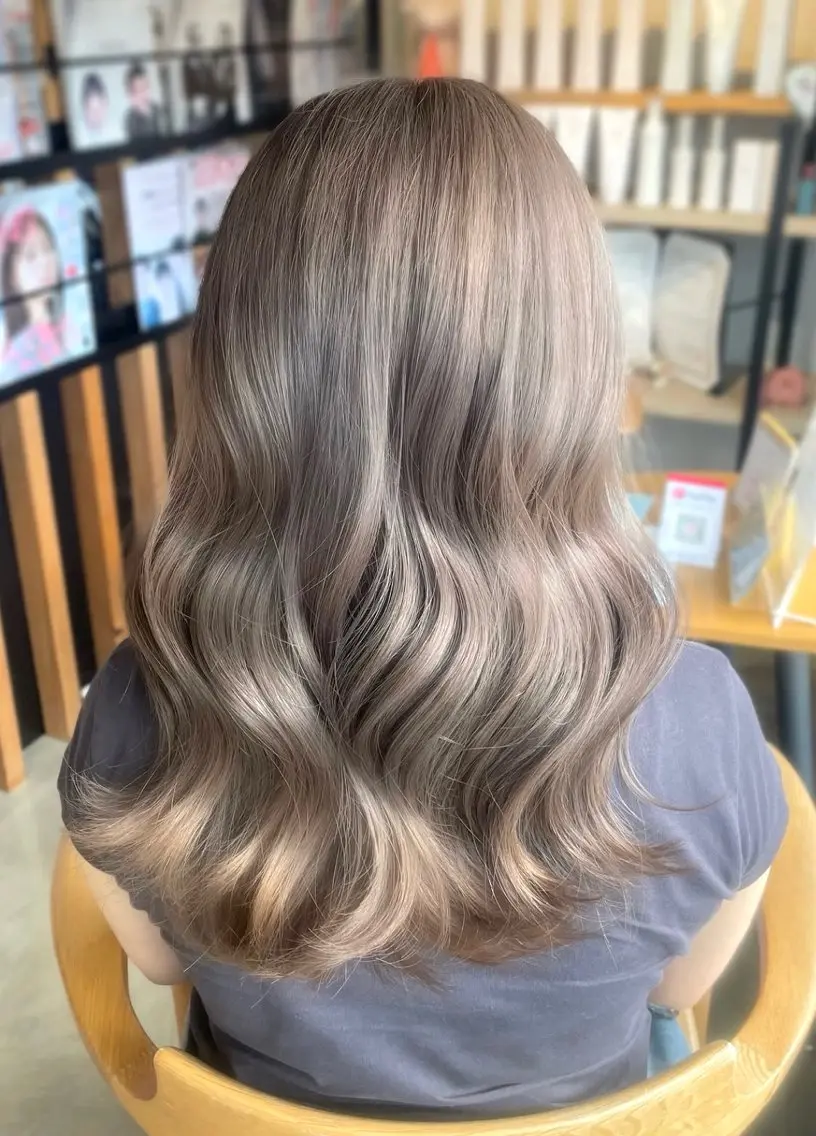 ミディアム カラー ヘアカラー ひいな /艶カラー🌿のヘアスタイル