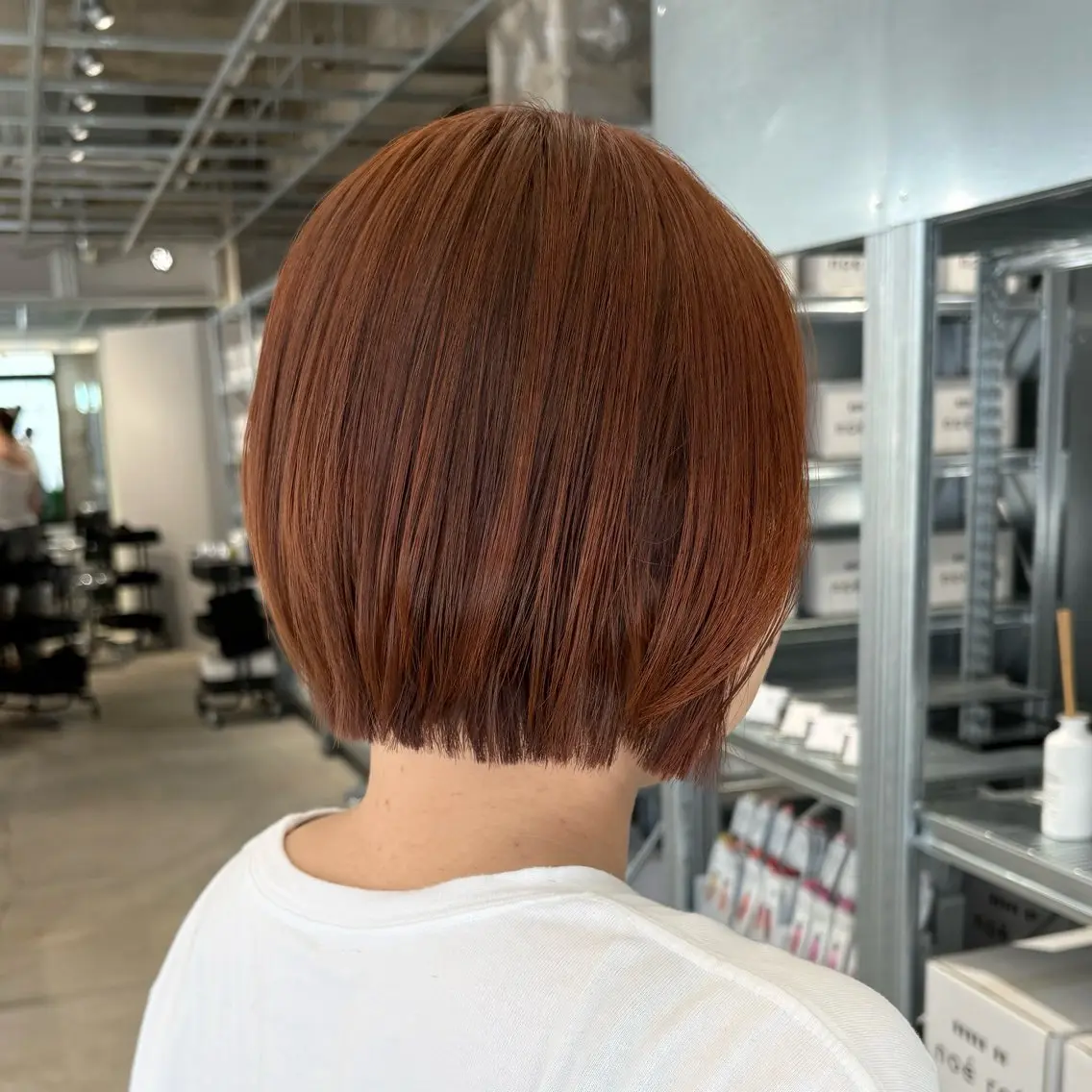 ショート カラー カット ヘアカラー トリートメント ✨縮毛矯正/ボブ✨ 佐藤 さくらのヘアスタイル