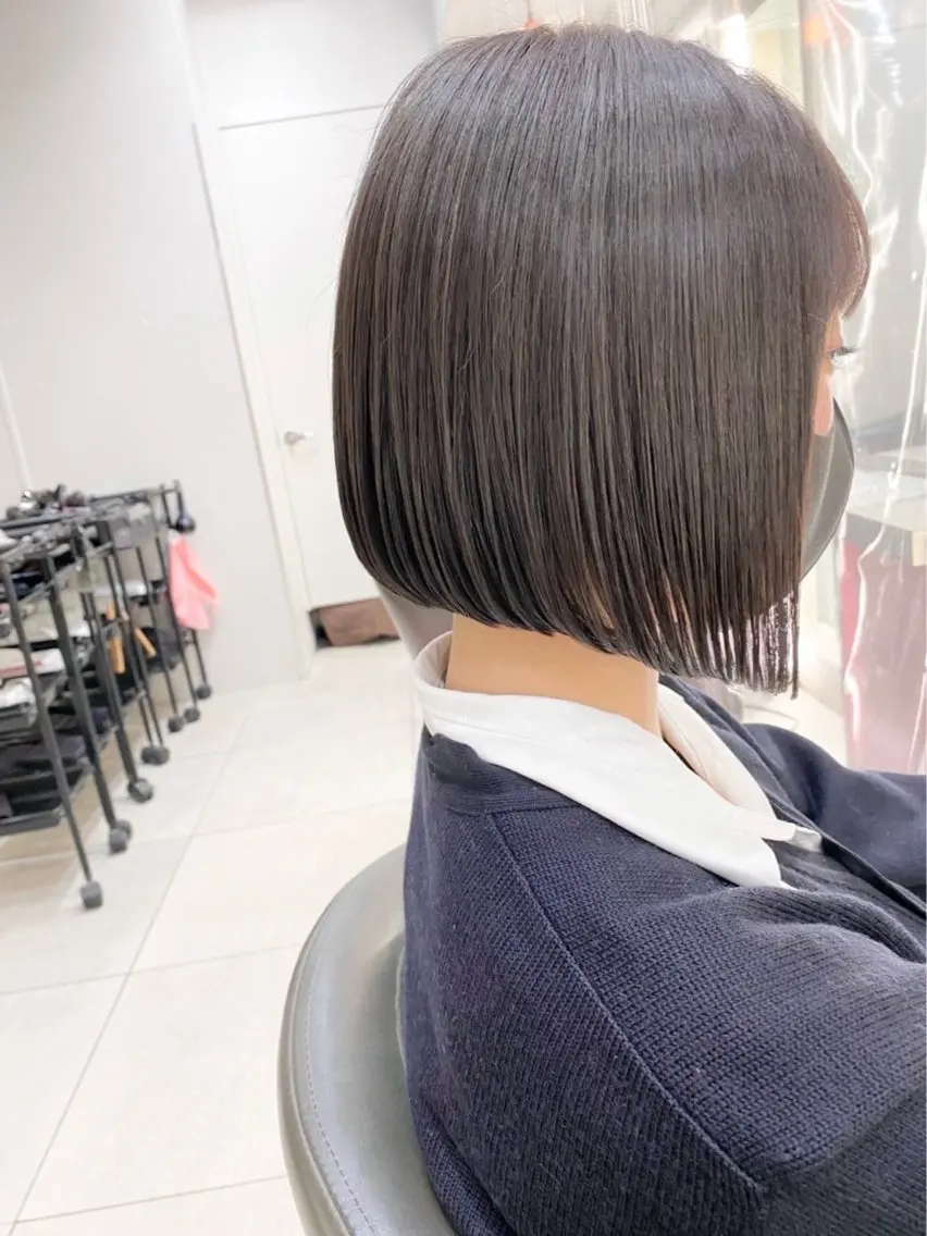 ショート モテ髪🫧赤み消し カラー表参道きょうこのヘアスタイル