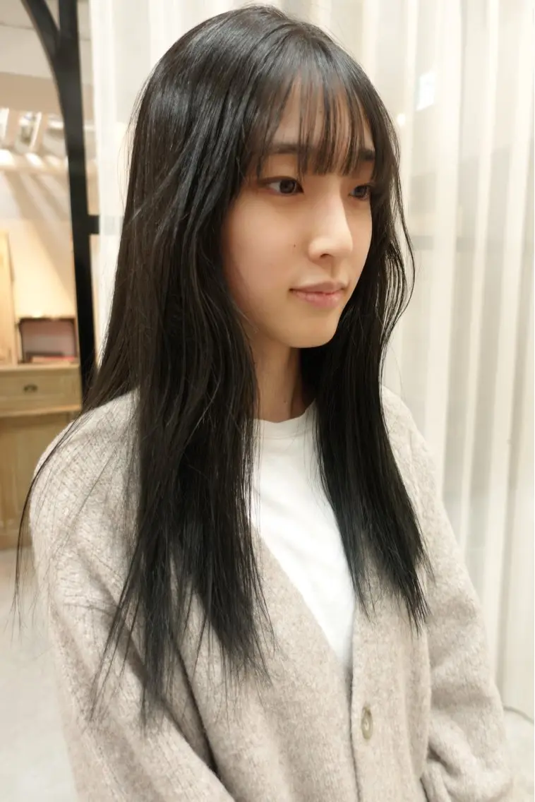 ロング 柴田美育/ カットモデル募集のヘアスタイル