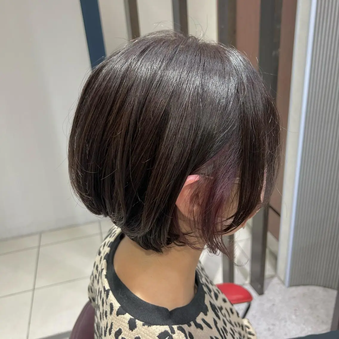 ショート カラー ショートボブ ボブ ショートヘア ヘアカラー トリートメント stylist 🐶内藤 成香のヘアスタイル