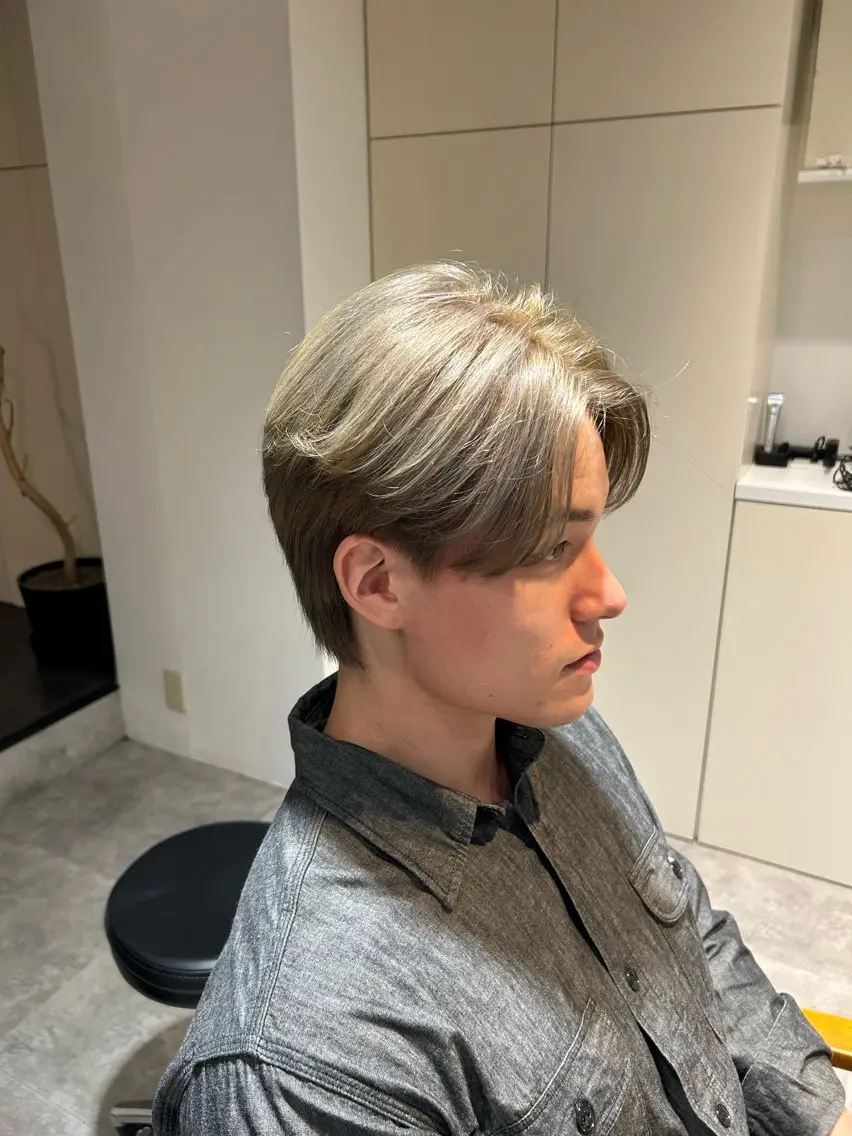 カラー ヘアアレンジ メンズ ヘアカラー トリートメント 梅木李奈🕊️ レイヤーダブルカラーのヘアスタイル