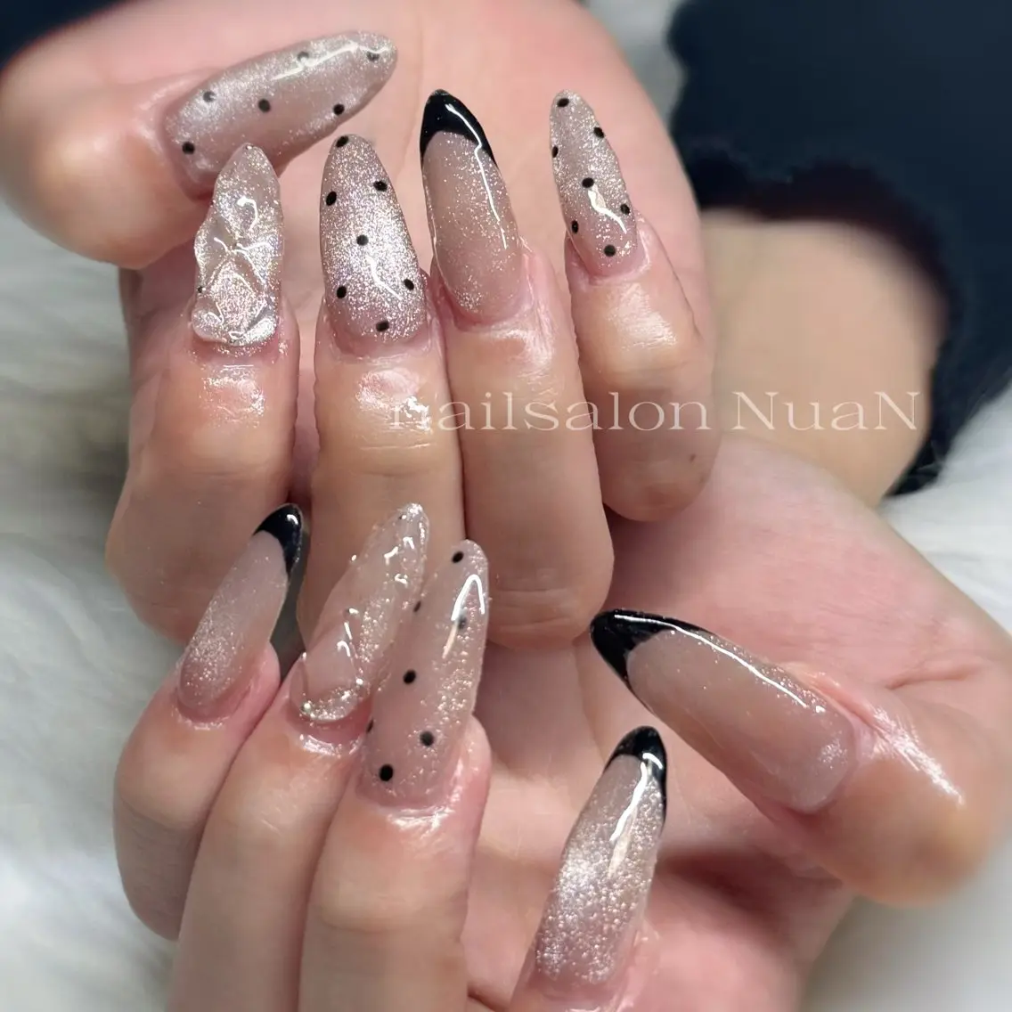 ネイル NuaN ミニモ停止中のネイルデザイン