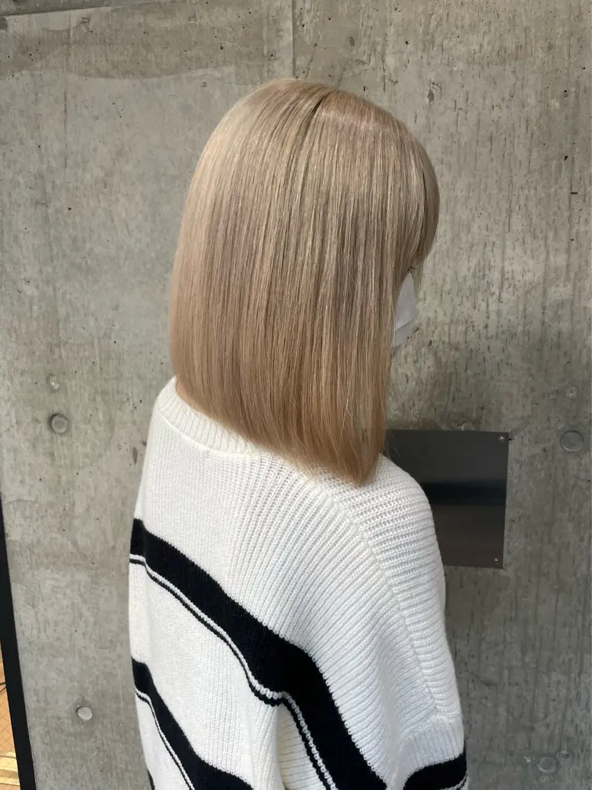 ミディアム カラー ヘアカラー ♡ハイライトカラー shinri♡のヘアスタイル