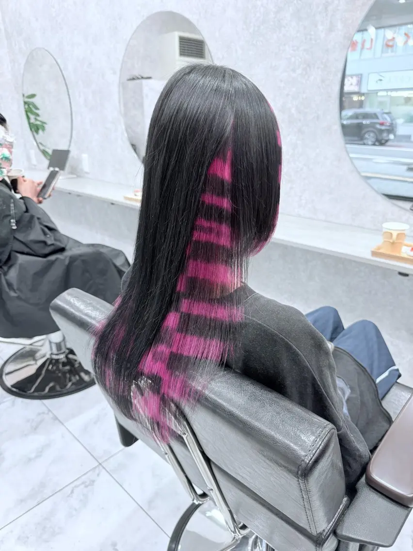 ロング カラー 🌺ハイトーン🌺 矢葺 なぎさ🌺🌺のヘアスタイル