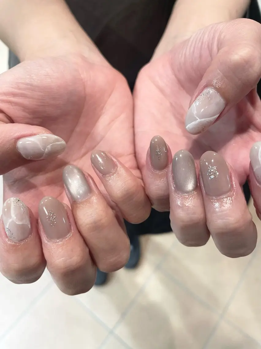 ネイル ハンドネイル Li’a 優衣のネイルデザイン