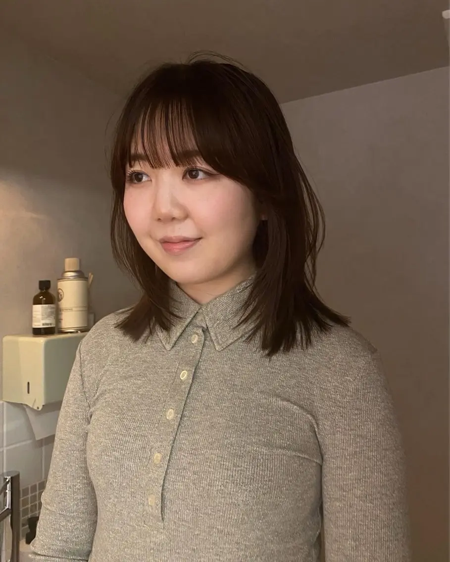 ミディアム カラー iroha/ n.w.h🎀のヘアスタイル