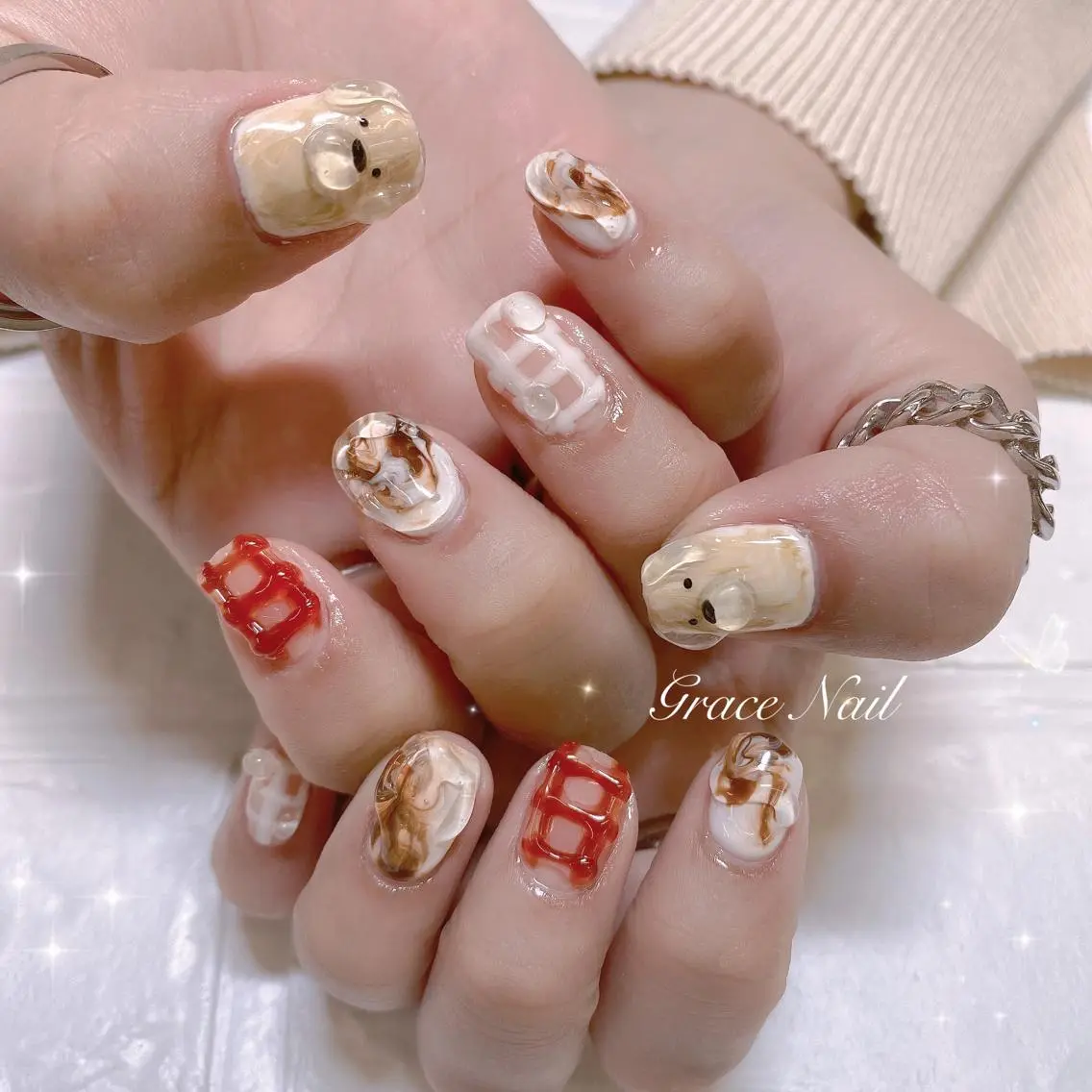 ネイル ハンドネイル ☆*。Grace Nail。*☆のネイルデザイン