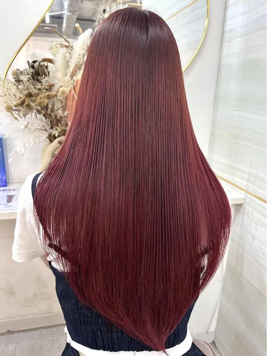 《🌟人気No.3‼️🌟》ブリーチなしで明るくしたい方に!カット+ダブルカラー💎+1stepトリートメント付き🎀の写真