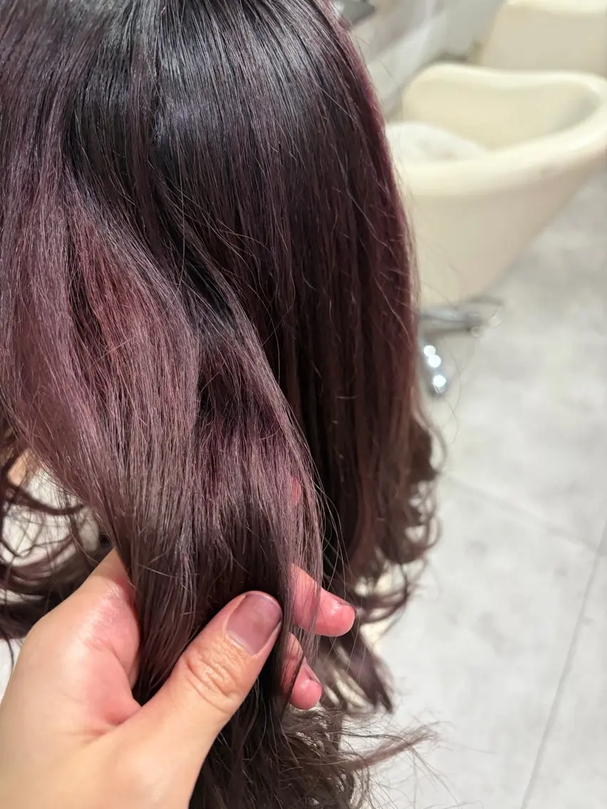 【🌸似合せトレンドカラー＆プチトリートメント💫】カラーの褪色を抑制させながらツヤサラにの写真