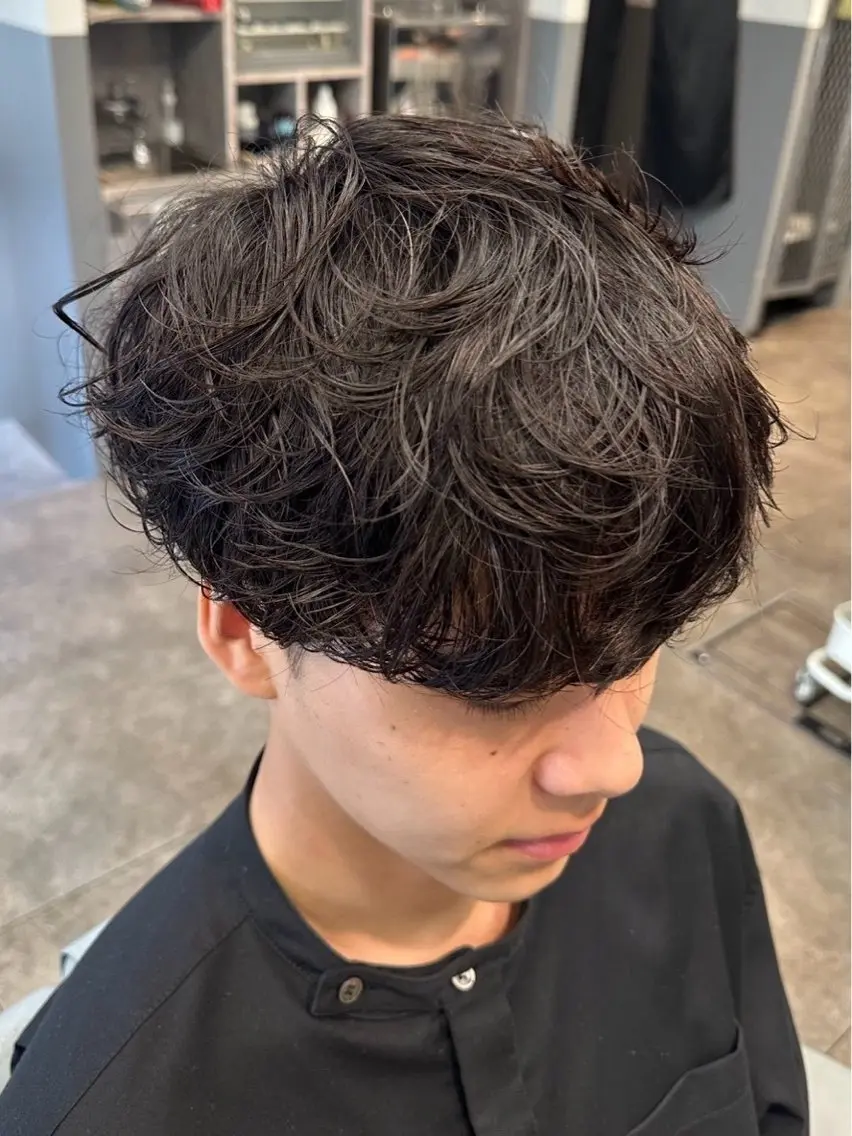 パーマ 成野 玲亜那のヘアスタイル