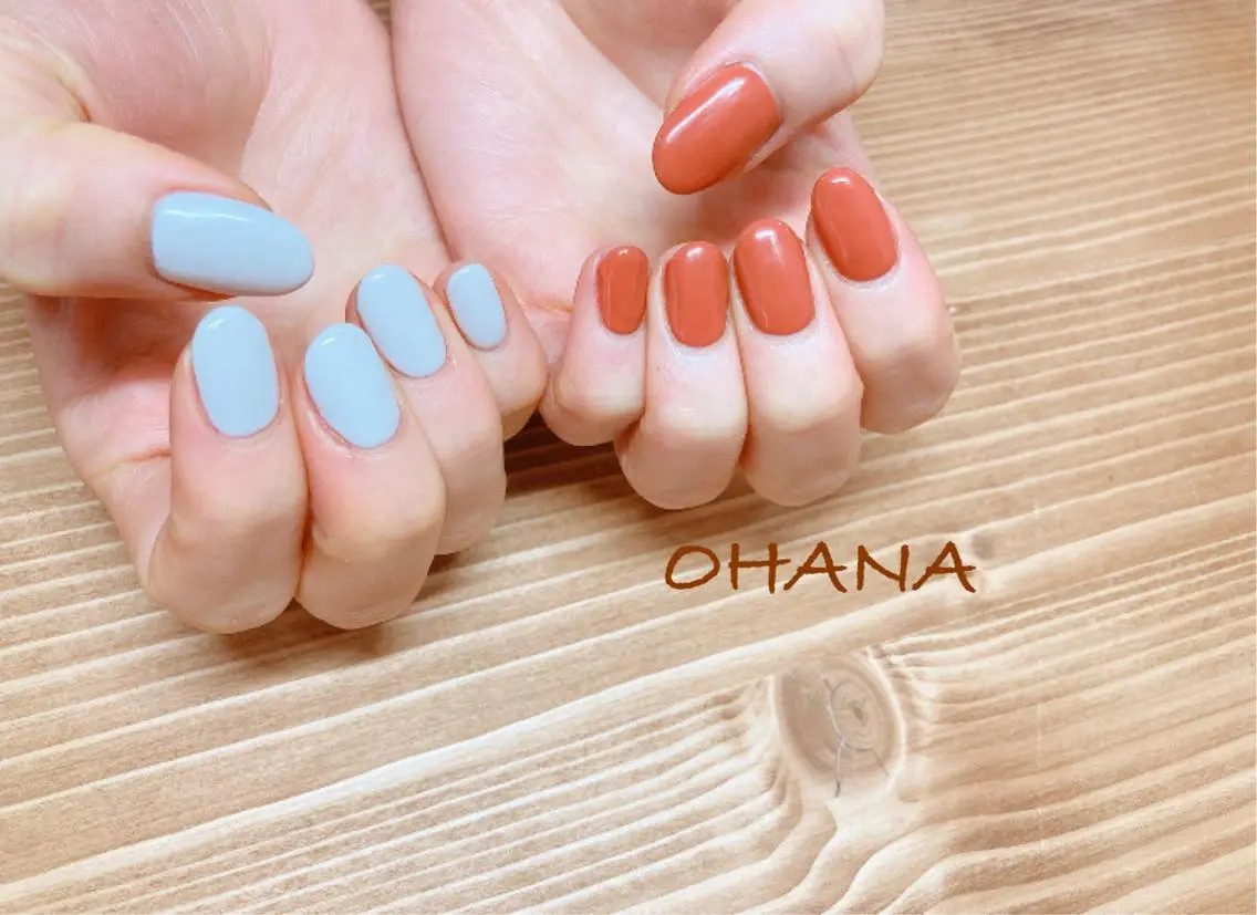 ネイル フットネイル ハート ミラーネイル ニュアンスネイル ショートネイル nailroom OHANA🌴のネイルデザイン