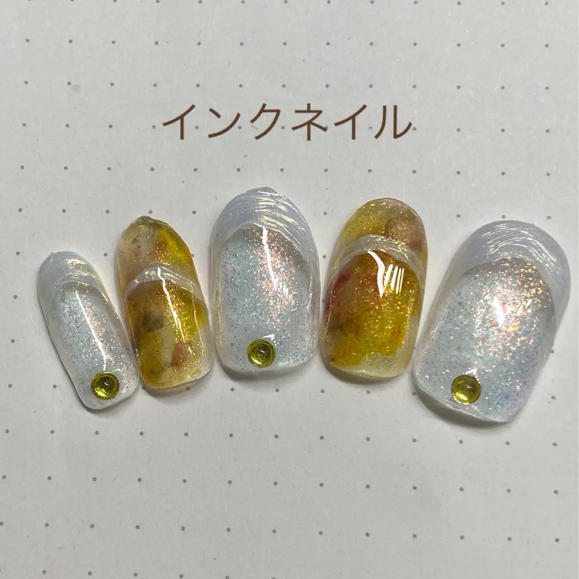 ネイル アートネイル クリアネイル シンプルネイル ネイリスト aicoのネイルデザイン