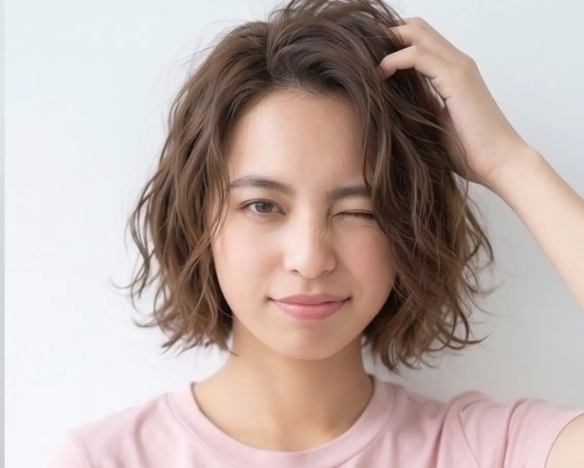 ミディアム カット ヘアカラー 🩷Eny terrace🩷のヘアスタイル