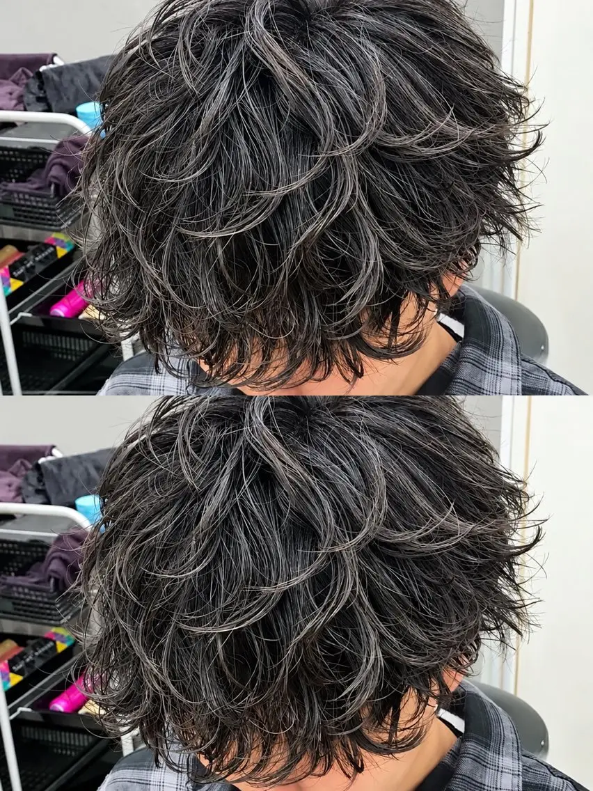 ショート パーマ メンズ メンズパーマ カット パーマ メンズ特化✂️ 垢抜けヘアなら逸晴のヘアスタイル