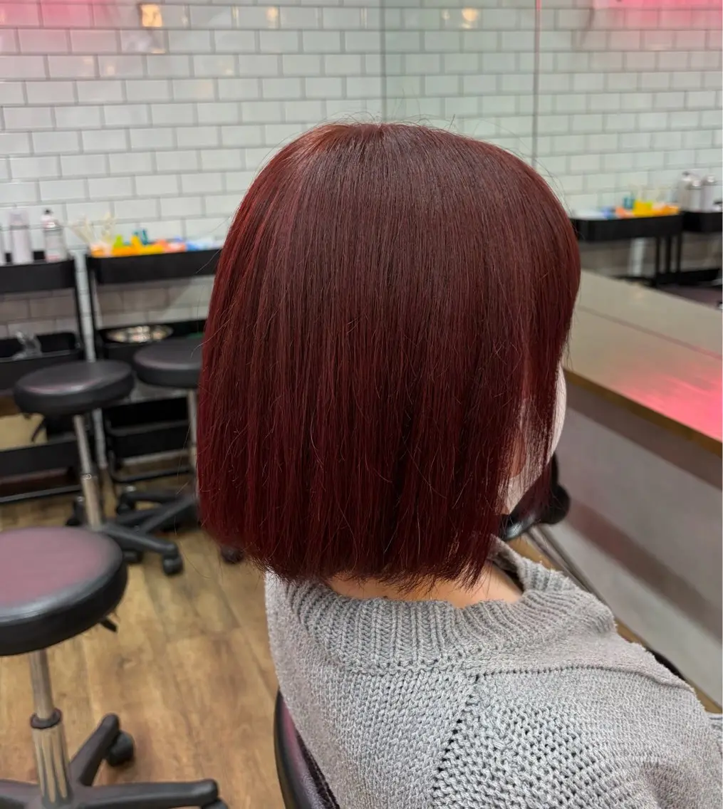 ショート カット ヘアカラー トリートメント 神田 姫奈｜郡山 ｜レイヤーカットのヘアスタイル
