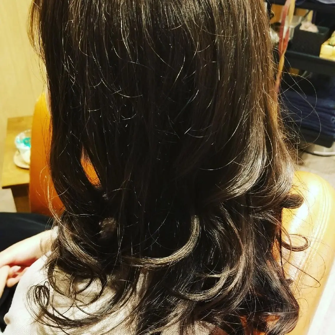 ロング カラー アディクシーカラー ブルーカラー 外国人風カラー トリートメント カット ヘアカラー トリートメント spa hair  ark 富井直美のヘアスタイル
