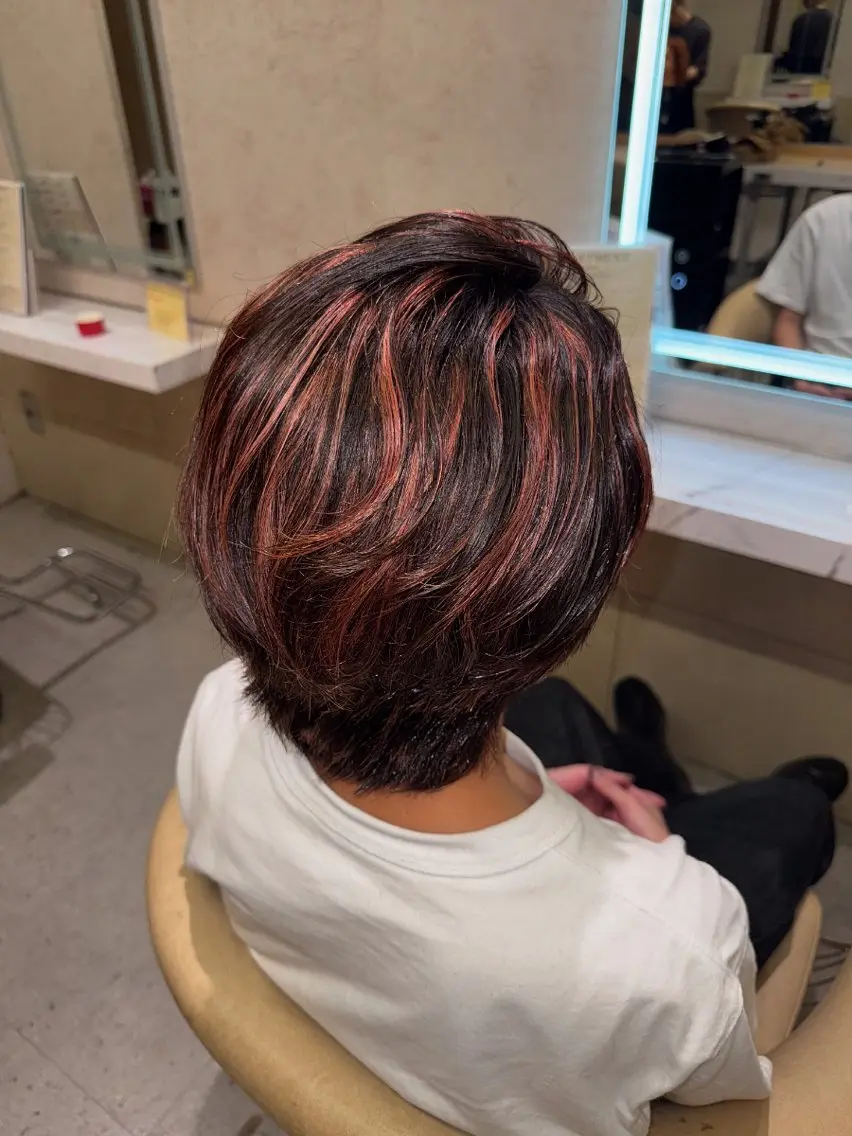 ［メンズ限定］💈カット+艶カラー💈補修トリートメント付きの写真