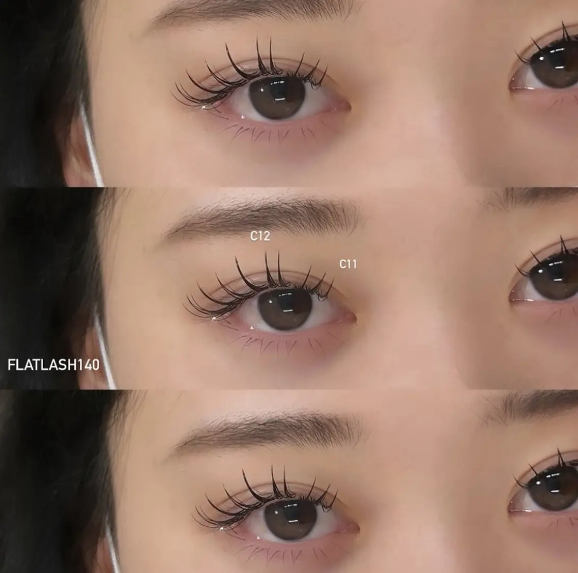 フラットラッシュ120本まで+eyeshampooの写真