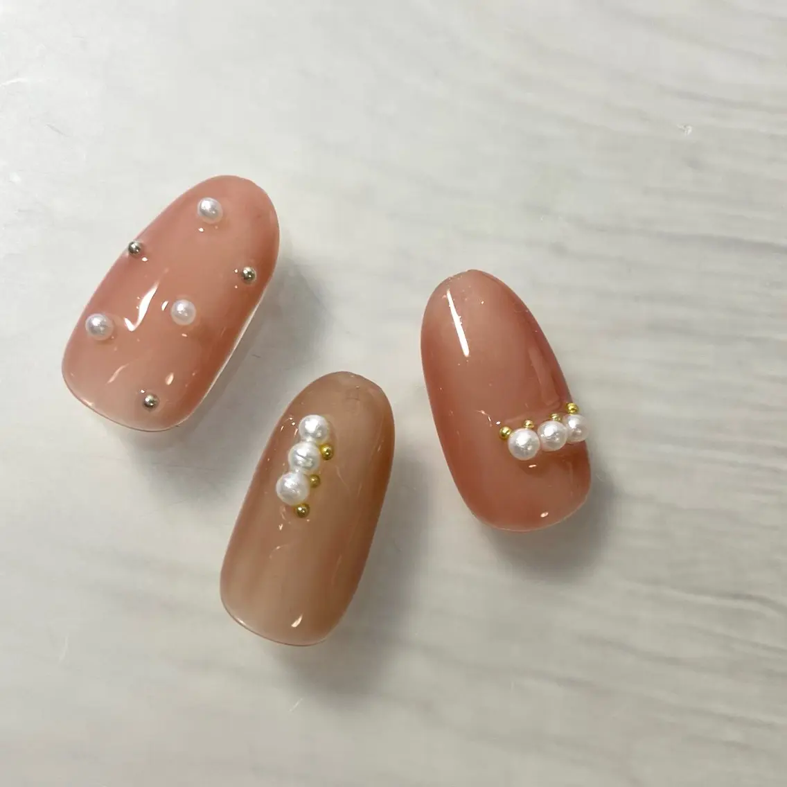 ネイル オフィスネイル シンプルネイル Aoi💅🏻 表参道のネイルデザイン