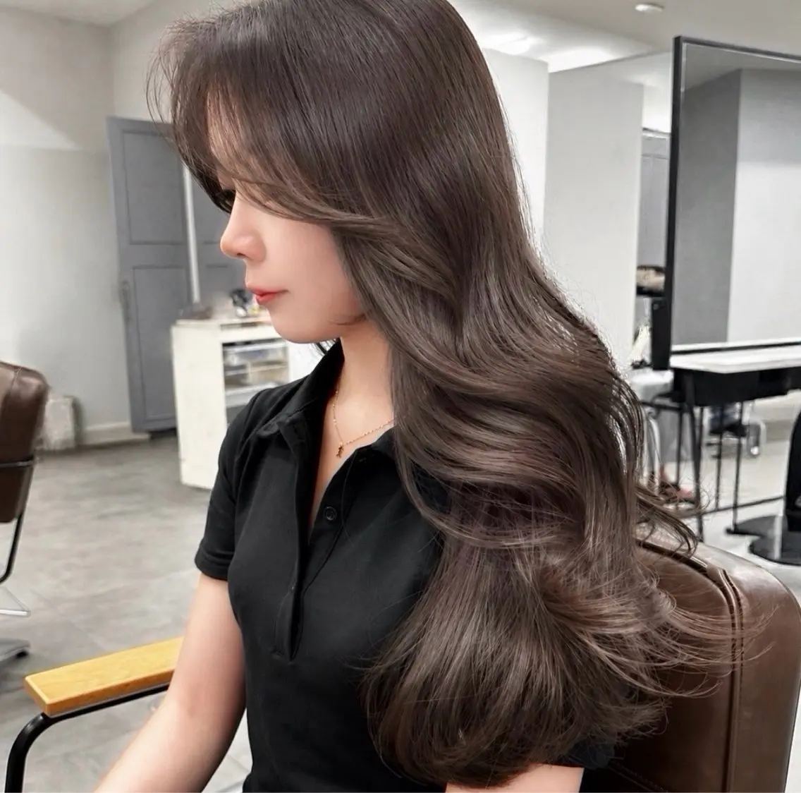 《全員》💎似合わせカット＋うる艶カラー＋最高級Aujuaトリートメント✨24400の写真