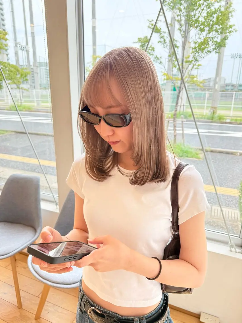 🌟ハイトーンにイメチェン😊ダブルカラー🩵(トリートメント付き❤︎)の写真