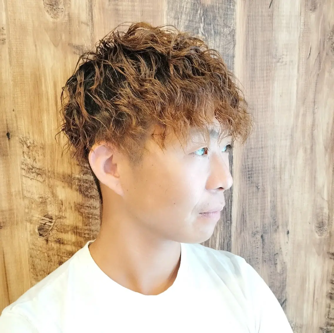 ミディアム パーマ メンズ 【無料】メンズ ヘアモデル大募集のヘアスタイル