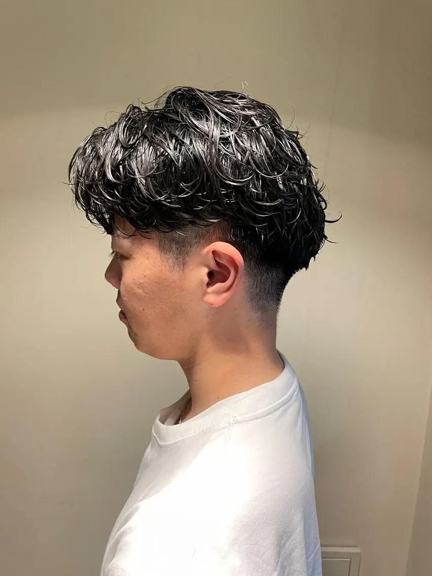 パーマ メンズ カット パーマ 💈メンズ職人 ルキト💈のヘアスタイル