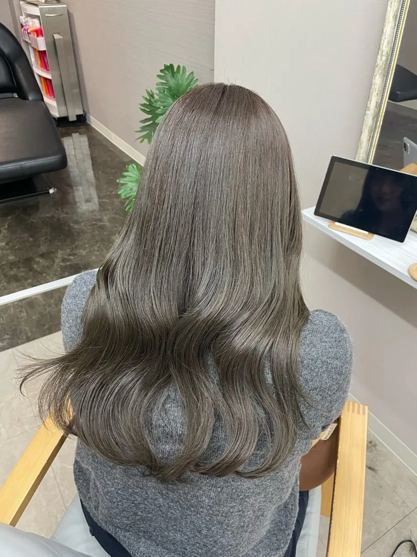 【ミニモ限定🎀】カット+カラー+髪質改善トリートメントの写真