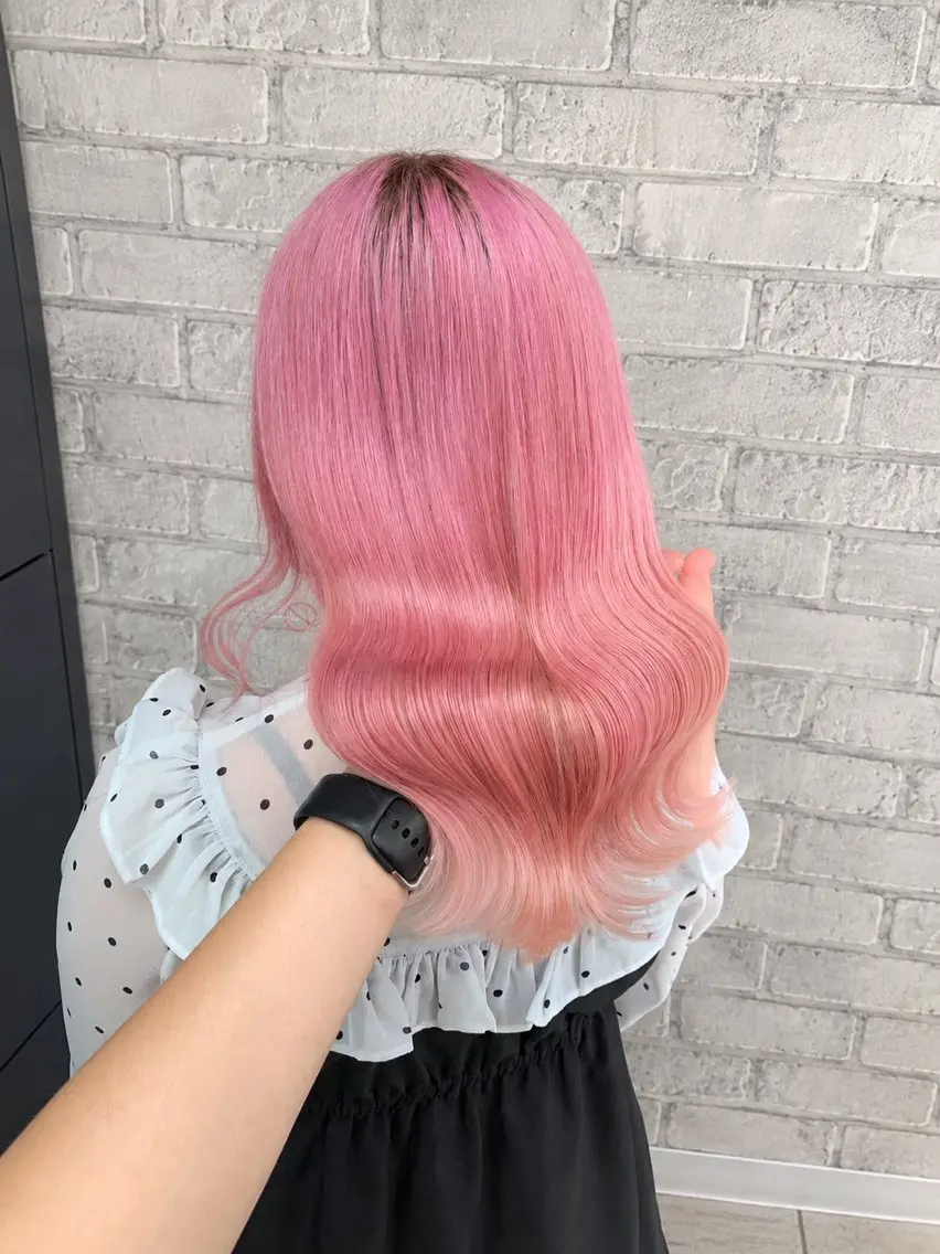 カラー ハイトーン/ガーリー /みはね🎀໒꒱のヘアスタイル