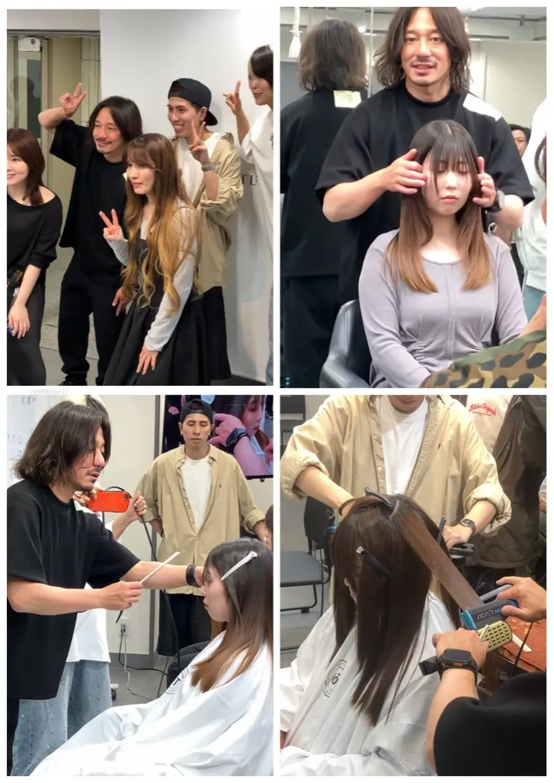 ロング RIZE HAIR SUNNY 竹ノ塚店のヘアスタイル