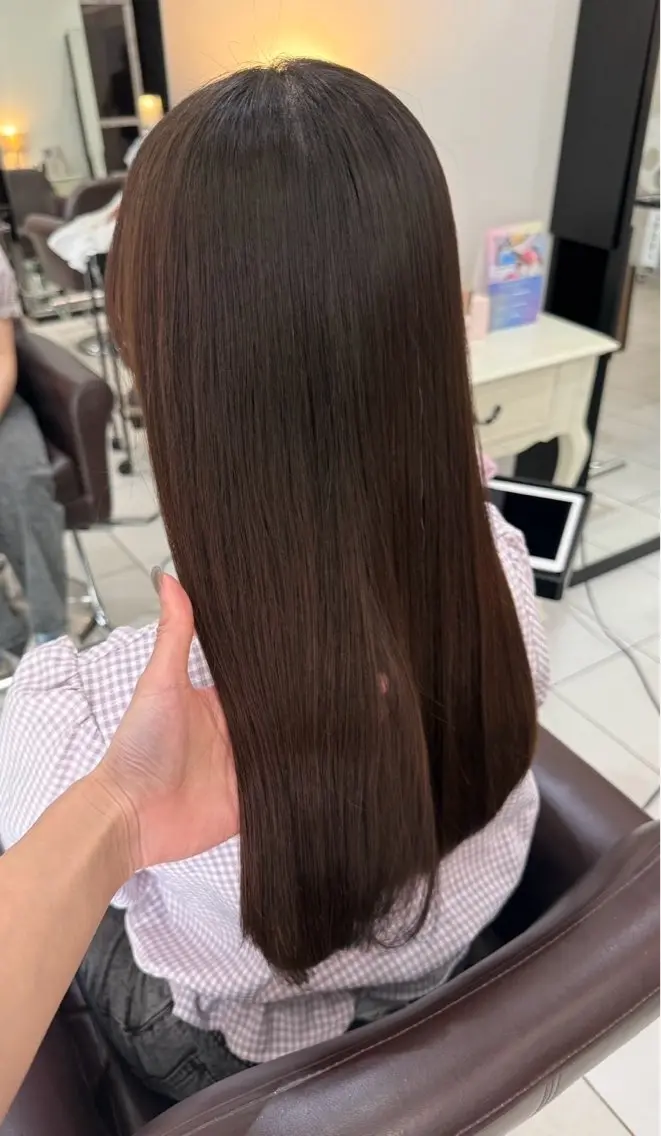 ロング カット ヘアカラー 濵田さらさ カットモデル募集中のヘアスタイル
