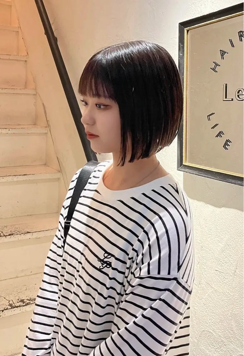 ミディアム ボブ カット darts リョウのヘアスタイル