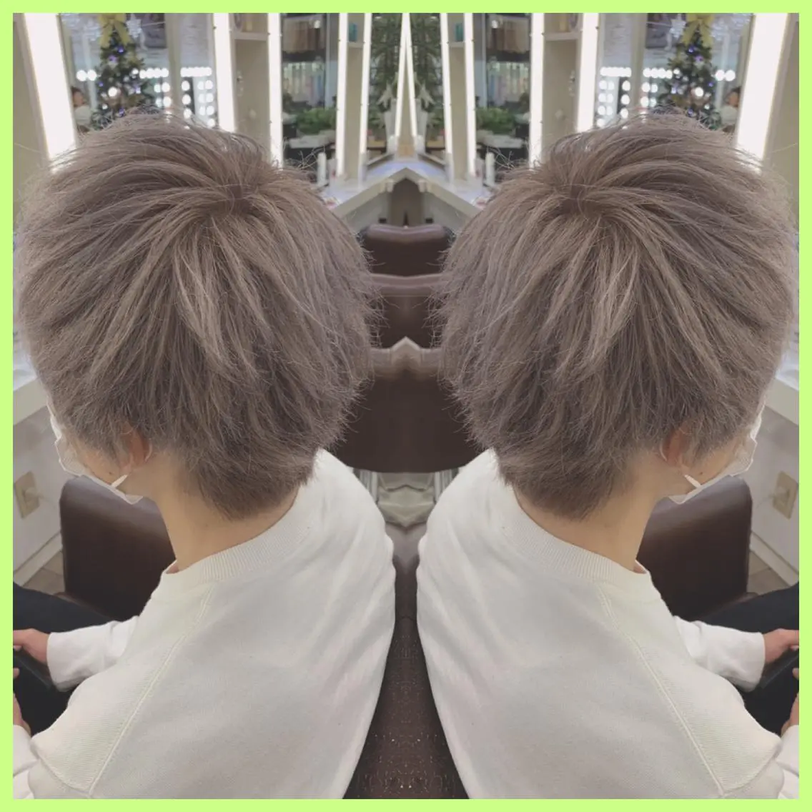 ショート カラー 🫧あ　お🫧 心斎橋のヘアスタイル